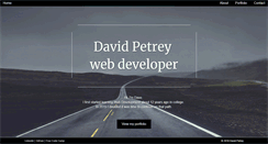 Desktop Screenshot of davidpetrey.com