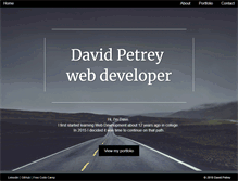 Tablet Screenshot of davidpetrey.com